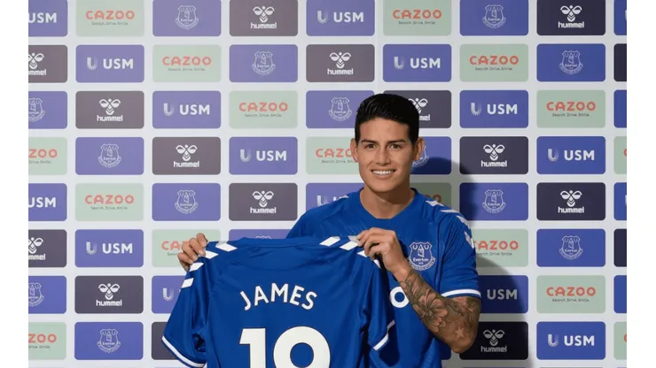 Oficial: Everton confirmó la cifra que pagó para fichar a James Rodríguez