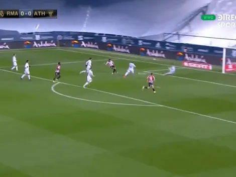 Lucas Vázquez se equivocó y el Athletic no perdonó: gol de Raúl García