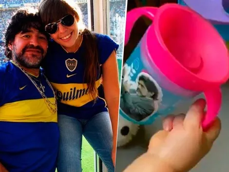 Nos partió el corazón: el video Roma, hija de Dalma, diciendo que "quiere mucho" a Diego