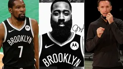 Kevin Durant, James Harden y Steve Nash