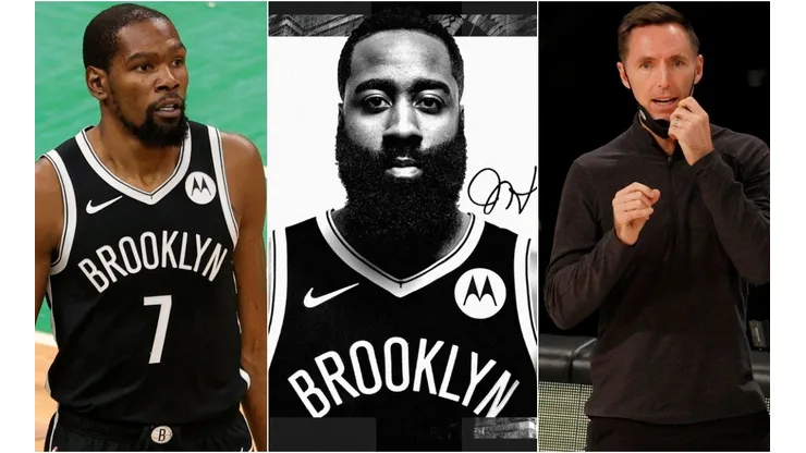 Kevin Durant, James Harden y Steve Nash