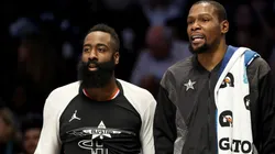 James Harden y Kevin Durant (Foto: Getty)