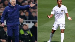 Jose Mourinho y Julián Araujo