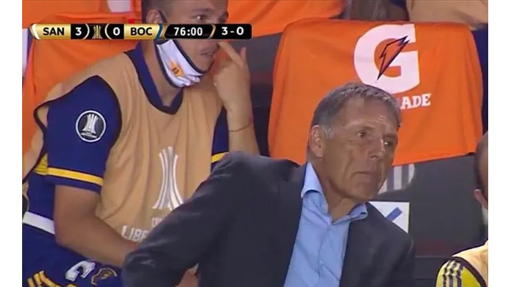 Video viral: Jara tiró la gran Löw en el banco de Boca