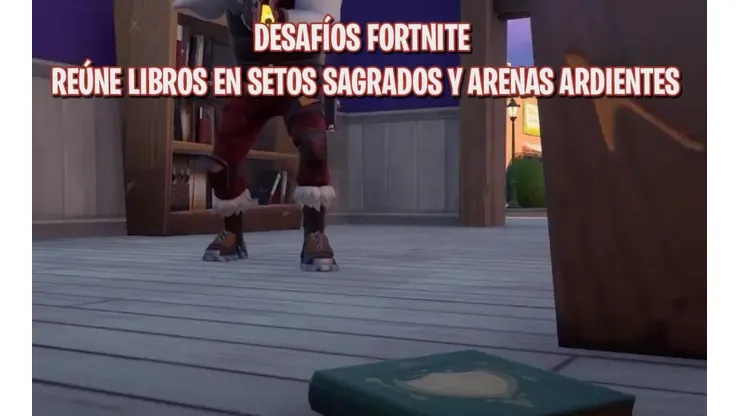 Qué libros reunir en Setos Sagrados y Arenas Ardientes - Desafíos Fortnite