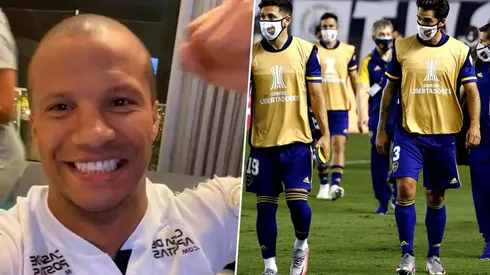 Carlos Sánchez festejó la clasificación de Santos y se burló de Boca: "¡No lloren!"