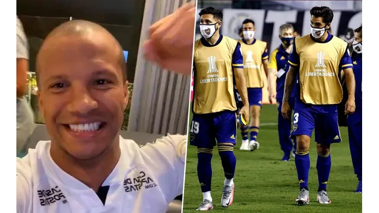 Carlos Sánchez festejó la clasificación de Santos y se burló de Boca: "¡No lloren!"