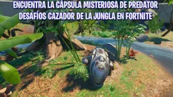 Dónde encontrar la Cápsula Misteriosa en Fortnite - Desafíos Cazador de la Jungla