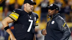 Ben Roethlisberger y Mike Tomlin