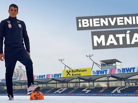 Matías Succar tuvo sus primeros minutos con LASK Linz de Austria