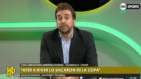 Distasio, en llamas: "Se daban cuenta que River salía campeón y lo frenaron"