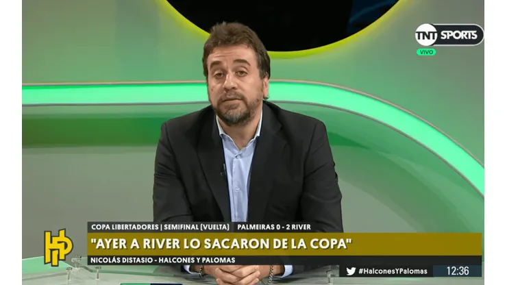 Distasio, en llamas: "Se daban cuenta que River salía campeón y lo frenaron"