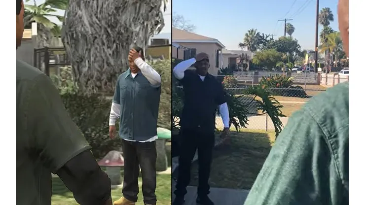 GTA V: Los actores de Lamar y Franklin recrean la clásica escena en la vida real