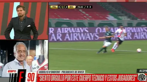 La respuesta de D'Onofrio cuando Vignolo le preguntó si quiere que pase Boca