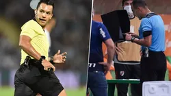Nicolás Gallo, al mando del VAR en la semifinal de vuelta entre Palmeiras y River Plate.