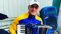 Migliore, con los colores de Boca sobre la piel (Foto: pablo__migliore)