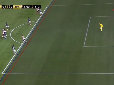 El VAR sólo lo vio: a River le anularon un gol que gritó medio país