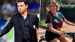 Apenas terminó el partido de River, Ángela Lerena subió una foto con Gallardo