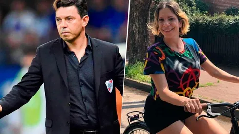 Apenas terminó el partido de River, Ángela Lerena subió una foto con Gallardo