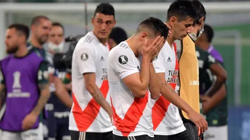 Foto de los jugadores de River después del partido.