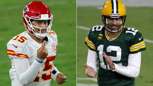 Patrick Mahomes y Aaron Rodgers
