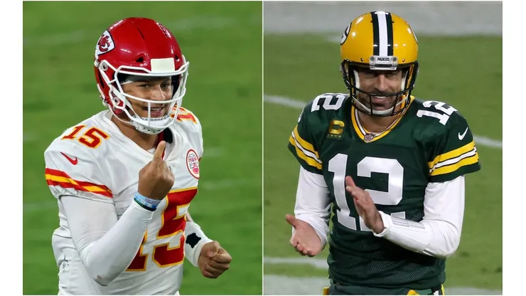 Patrick Mahomes y Aaron Rodgers