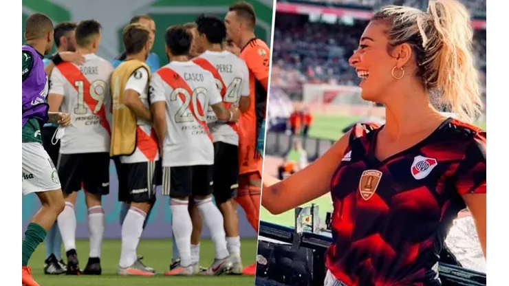 Sol Pérez se la pudrió toda a los árbitros de Palmeiras - River: "Vení a robar tranqui"