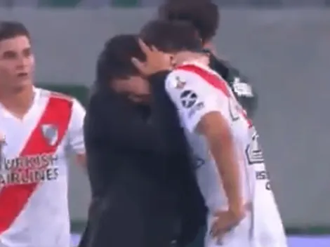 Video: Nacho Fernández se puso a llorar y Gallardo lo consoló