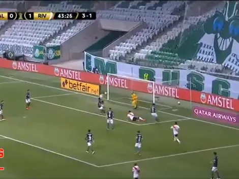 Borré puso el 2 a 0 y Palmeiras siente el frío corriendo por la espalda