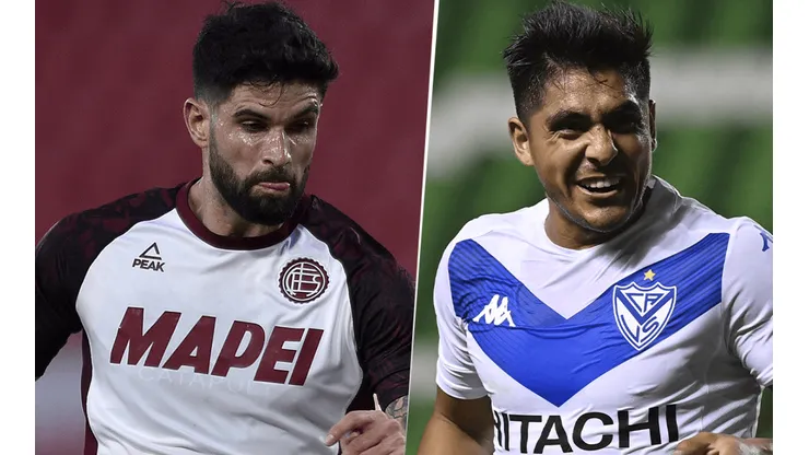 Lanús vs. Vélez por la Copa Sudamericana.