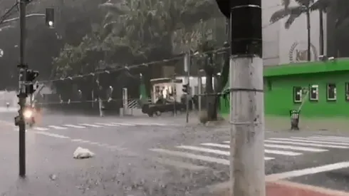 Video: así llueve en San Pablo a horas del partido de River