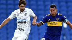 Boca Juniors vs. Santos juegan por semifinales de la Copa Libertadores este miércoles (Getty Images)
