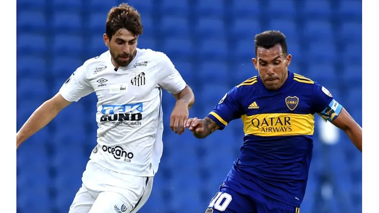 Boca Juniors vs. Santos juegan por semifinales de la Copa Libertadores este miércoles (Getty Images)
