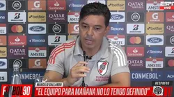 Gallardo habló de su cruce con el juez de línea en el duelo ante Independiente
