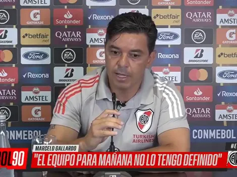 Gallardo habló de su cruce con el juez de línea en el duelo ante Independiente