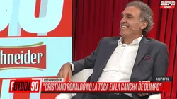 Ruggeri: "Cristiano Ronaldo no la toca en la cancha de Olimpo"