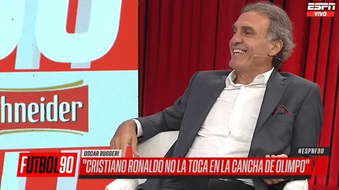 Ruggeri: "Cristiano Ronaldo no la toca en la cancha de Olimpo"