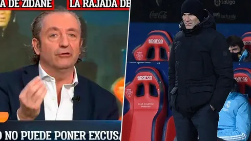 A Pedrerol le dio un ataque de furia y destruyó al Real Madrid y Zidane