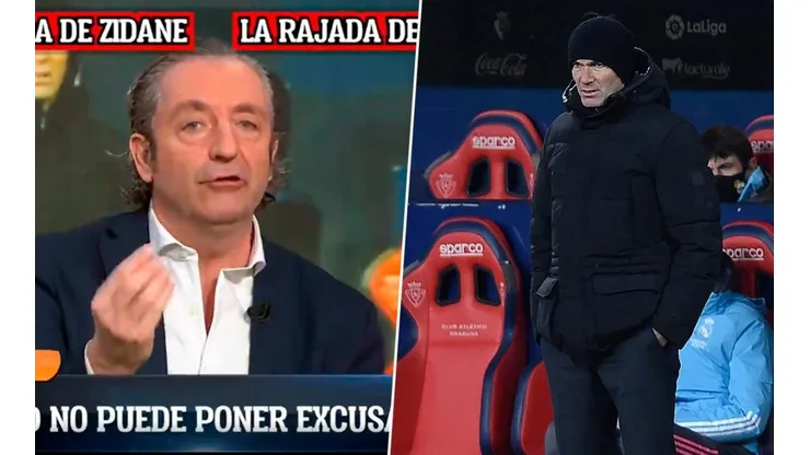 A Pedrerol le dio un ataque de furia y destruyó al Real Madrid y Zidane