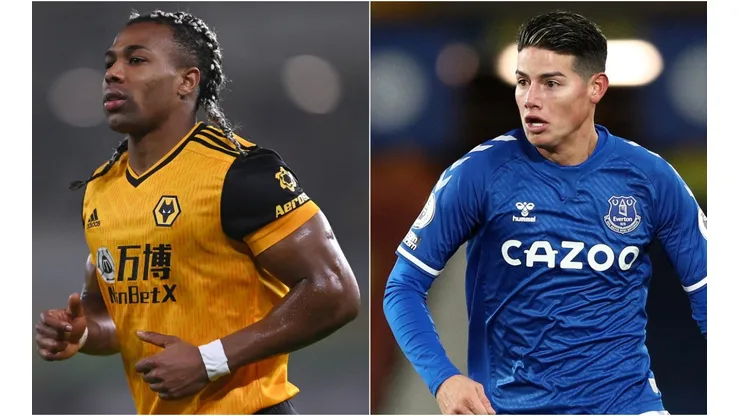 Wolverhampton vs. Everton juegan por la fecha 18 de la Premier League este martes (Getty Images)