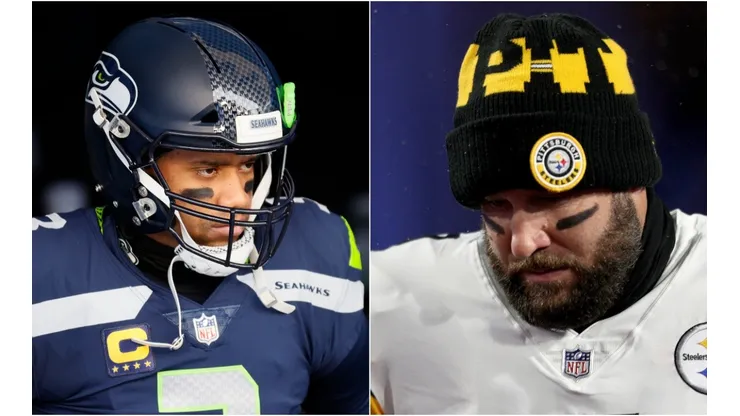 Russell Wilson y Ben Roethlisberger (Foto: Getty)