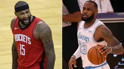 DeMarcus Cousins y LeBron James