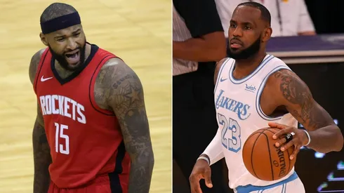DeMarcus Cousins y LeBron James