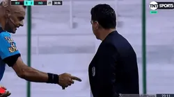 El momento de la expulsión de Gallardo.