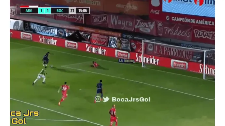 Wanchope se reivindicó con un golazo maradoneano para el 2 a 1 de Boca