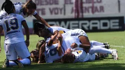 El festejo de las jugadoras de Boca.