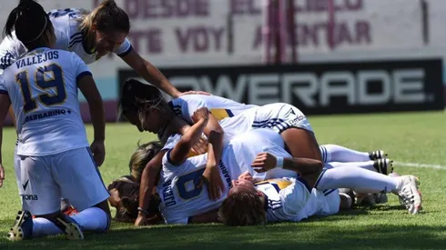 El festejo de las jugadoras de Boca.