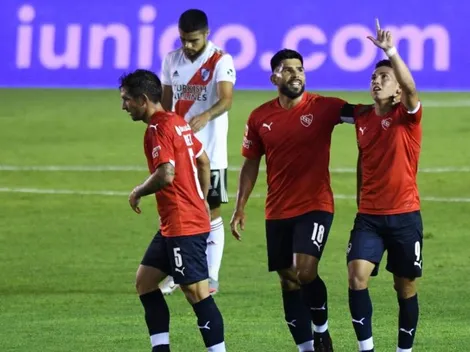Con dos bombazos de Velasco, Independiente hundió todavía más a River