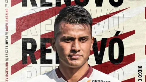 Diego Chávez fue campeón con Universitario la temporada 2013.