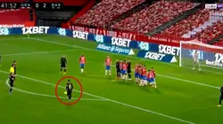 Nos engañó a todos: el gol de tiro libre de Messi con Barcelona